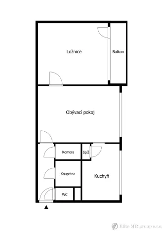 Pronájem bytu 2+1, Mladá Boleslav, Jilemnického, 51 m2