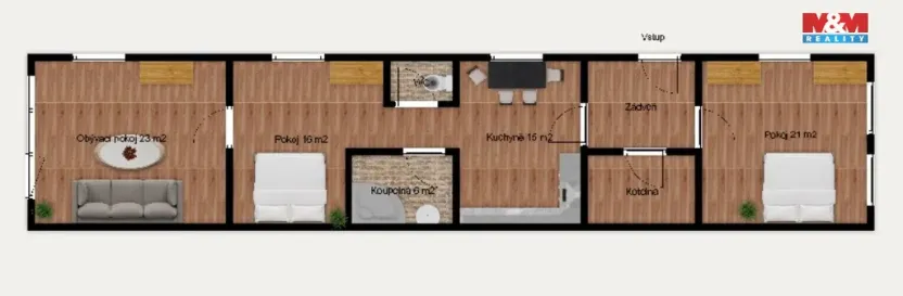 Prodej rodinného domu, Křinec - Bošín, 95 m2
