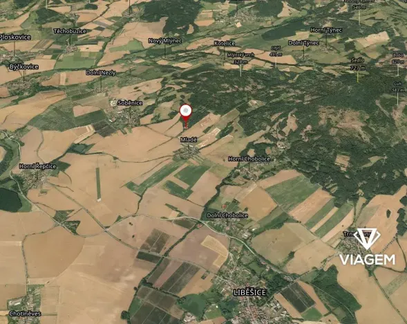 Prodej podílu zahrady, Liběšice, 1779 m2