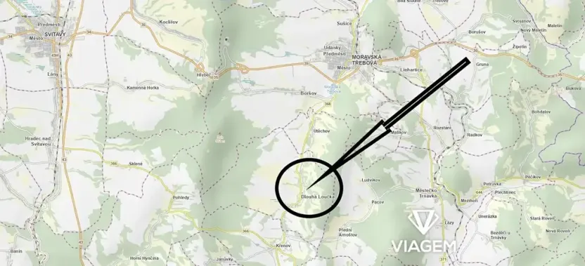 Prodej pozemku pro bydlení, Dlouhá Loučka, 662 m2