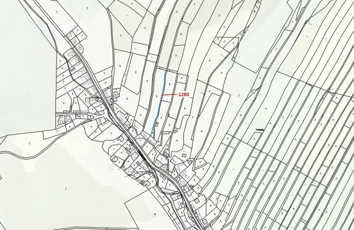 Dražba pozemku, Jankovice, 461 m2