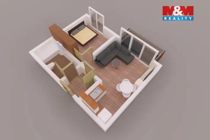 Prodej bytu 2+kk, Praha, Sazovická, 52 m2