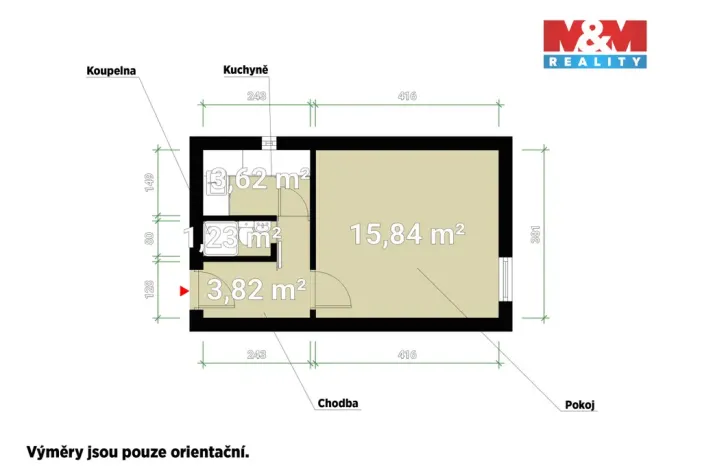 Prodej bytu 1+1, Plzeň - Jižní Předměstí, Thámova, 27 m2