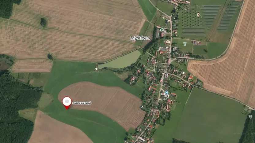 Prodej pozemku, Myštěves, 1949 m2