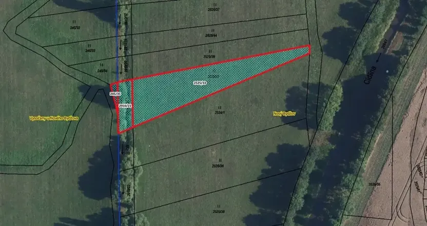 Prodej pozemku, Nový Bydžov, 2090 m2