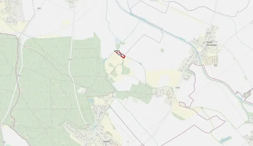 Prodej louky, Sezemice, 3683 m2