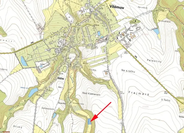 Prodej louky, Vilémov, 4169 m2