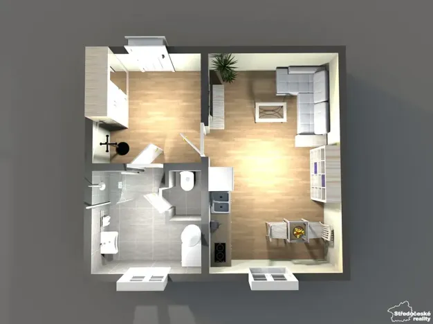 Prodej bytu 1+kk, Mšené-lázně, Mládežnická, 38 m2
