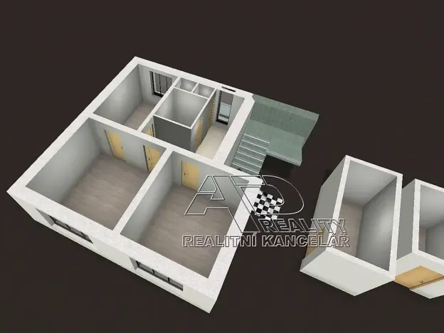 Prodej bytu 2+1, Bechyně, Na Libuši, 56 m2