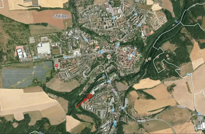 Prodej pozemku pro bydlení, Stříbro, 6047 m2