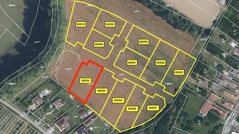 Prodej pozemku pro bydlení, Sobčice, 1197 m2