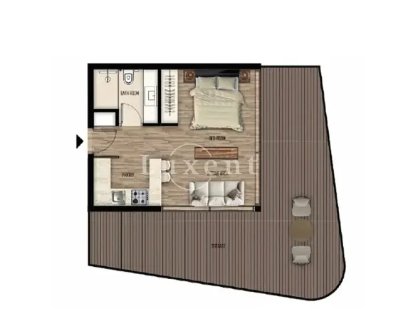 Prodej bytu 1+kk, Taqah, Omán, 101 m2