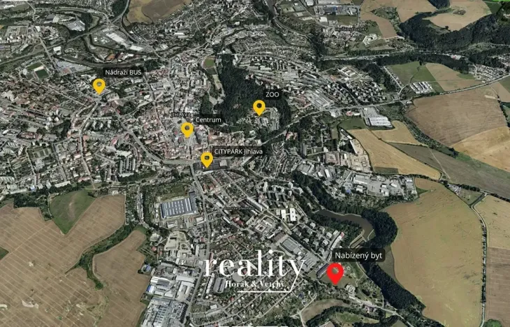 Pronájem bytu 2+kk, Jihlava, Na Nivách, 66 m2