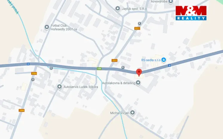 Pronájem skladu, Hořesedly, 400 m2