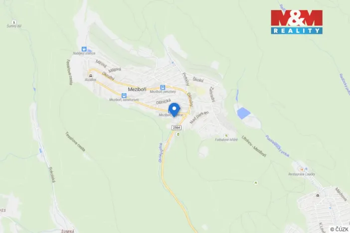 Pronájem bytu 2+kk, Meziboří, nám. 8. května, 55 m2