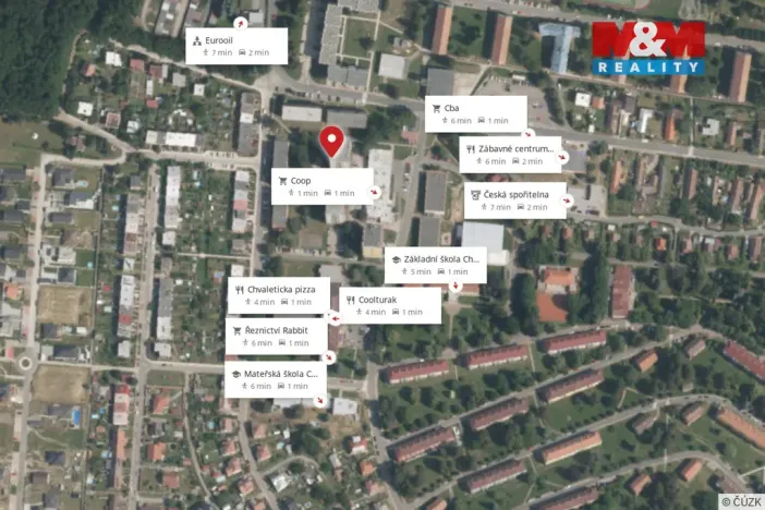 Pronájem bytu 2+1, Chvaletice, U Kulturního domu, 60 m2