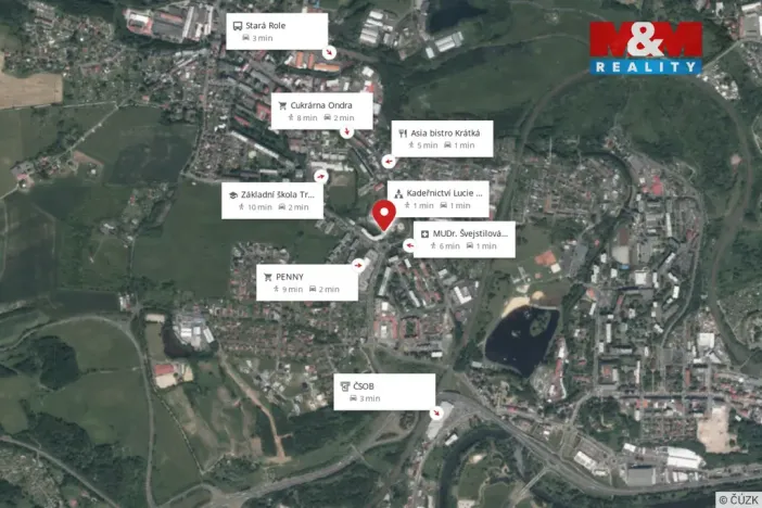 Prodej bytu 2+1, Karlovy Vary - Stará Role, Karlovarská, 61 m2