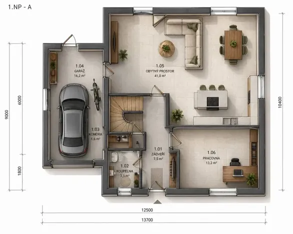 Prodej rodinného domu, Praha - Řeporyje, Horšovská, 166 m2