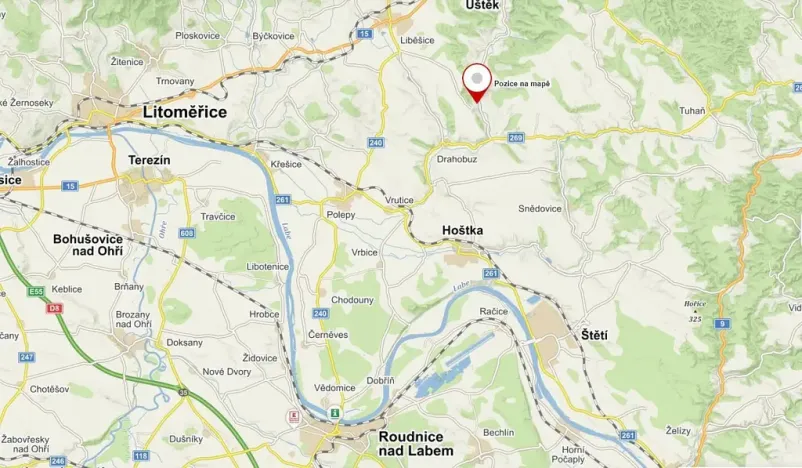 Prodej pozemku, Úštěk - Tetčiněves, 4600 m2