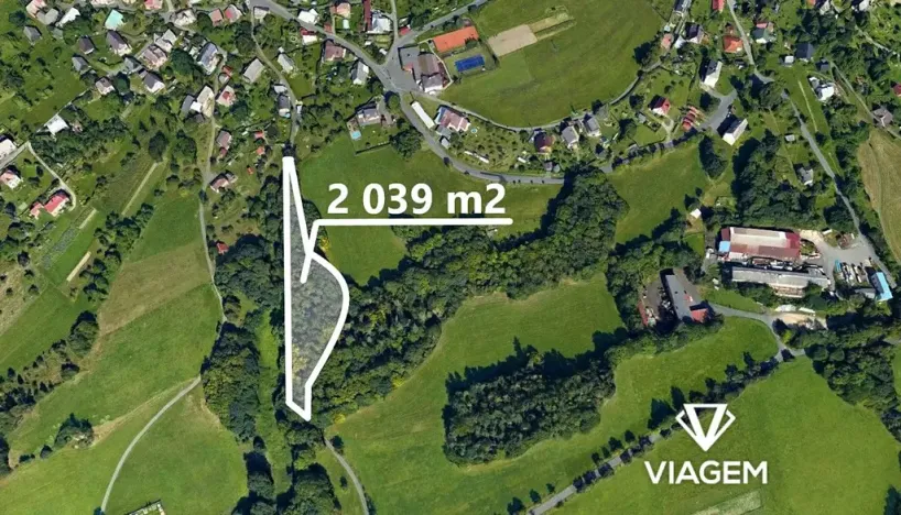 Prodej podílu zahrady, Železný Brod, 2553 m2