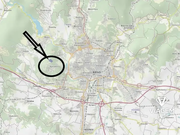 Prodej podílu lesa, Brno, 955 m2