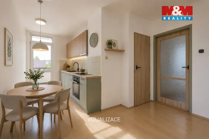 Prodej bytu 3+1, Černovice, Tyršova, 64 m2