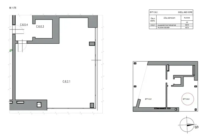 Prodej bytu 2+kk, Zlín, Lorencova, 65 m2
