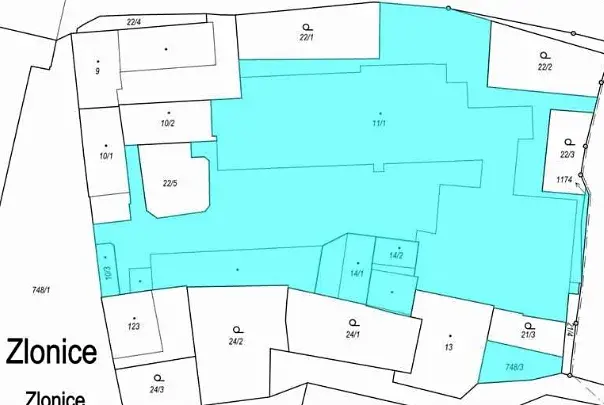 Dražba rodinného domu, Zlonice, náměstí Pod Lipami, 63 m2