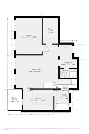 Pronájem bytu 3+kk, Praha - Libeň, Sokolovská, 70 m2