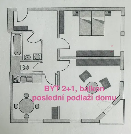 Pronájem bytu 2+1, Liberec - Liberec XXX-Vratislavice nad Nisou, Seniorů, 64 m2