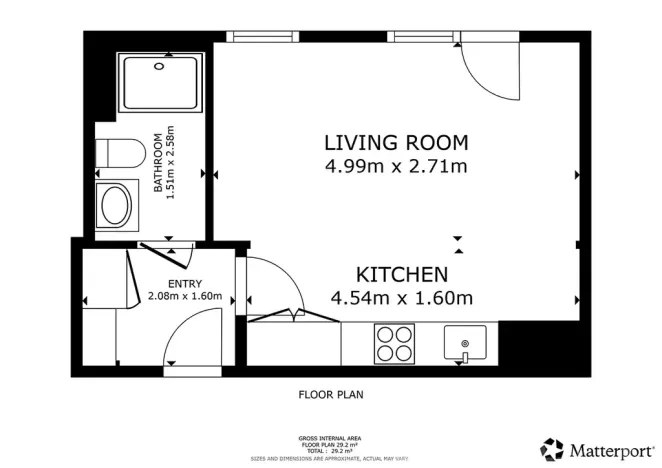 Pronájem bytu 1+kk, Praha - Kamýk, Hodkovická, 31 m2