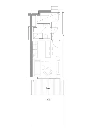 Pronájem bytu 1+kk, Praha, Na dračkách, 29 m2