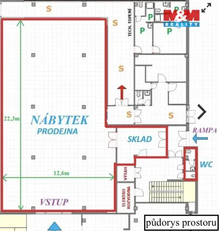 Pronájem obchodního prostoru, Rychnov nad Kněžnou, Havlíčkova, 291 m2