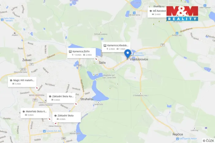 Prodej rodinného domu, Kamenice - Všedobrovice, Ringhofferova, 135 m2