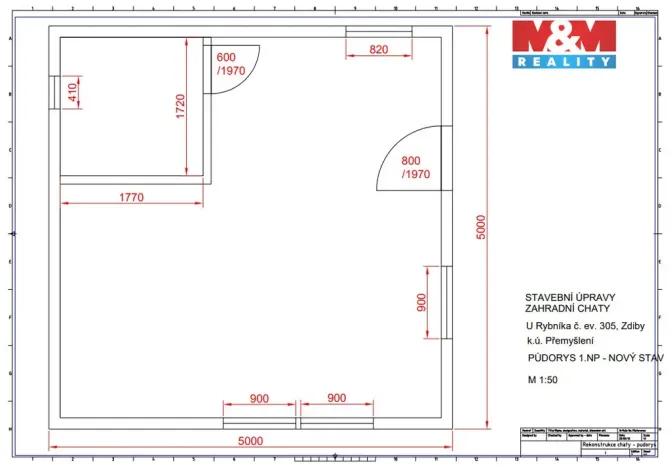 Prodej chaty, Zdiby - Přemyšlení, U Rybníka, 25 m2