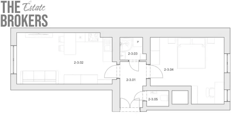Prodej bytu 2+kk, Praha - Košíře, Plzeňská, 49 m2