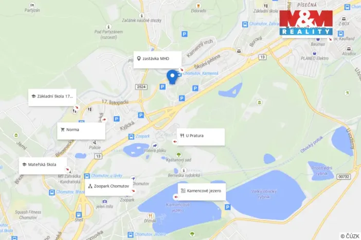 Prodej bytu 1+1, Chomutov, Školní pěšina, 35 m2