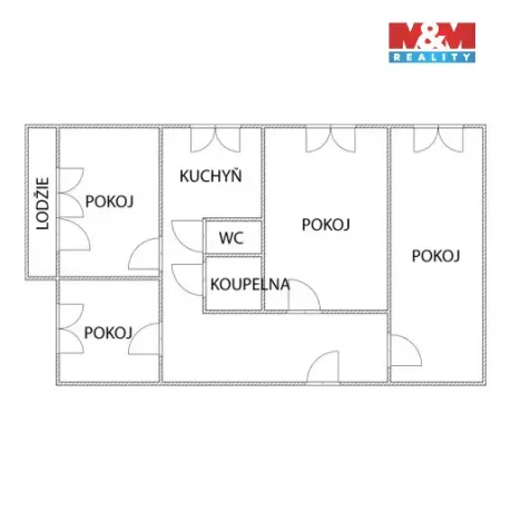 Prodej bytu 4+1, Obrnice, Nová výstavba, 86 m2