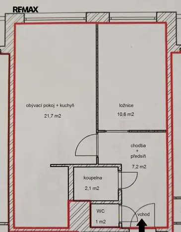 Prodej bytu 2+kk, Praha - Motol, Ježovská, 43 m2