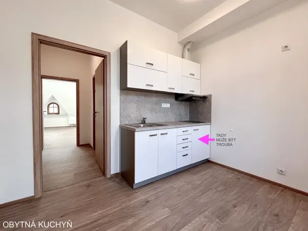 Pronájem bytu 2+kk, Brno, Cihlářská, 44 m2