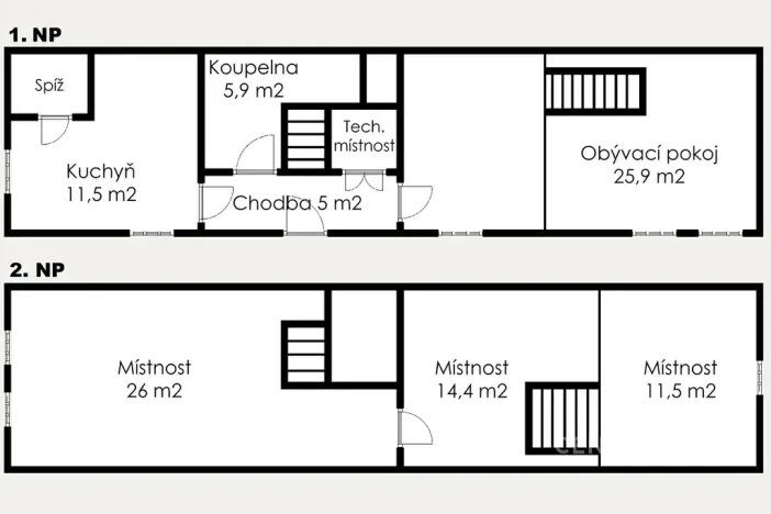 Prodej chalupy, Vitice, 120 m2
