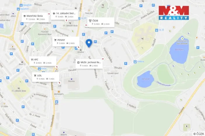 Prodej bytu 2+kk, Most, Bohuslava Vrbenského, 40 m2