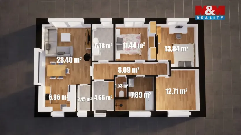 Prodej rodinného domu, Nová Paka - Vrchovina, 94 m2