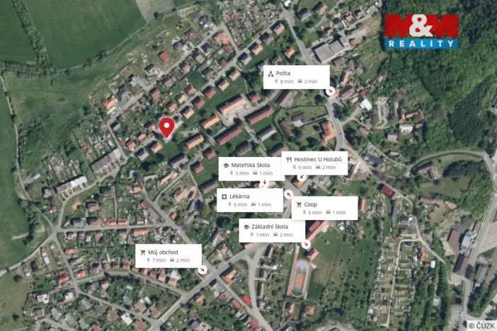 Prodej bytu 2+1, Prachovice, Zahradní, 54 m2