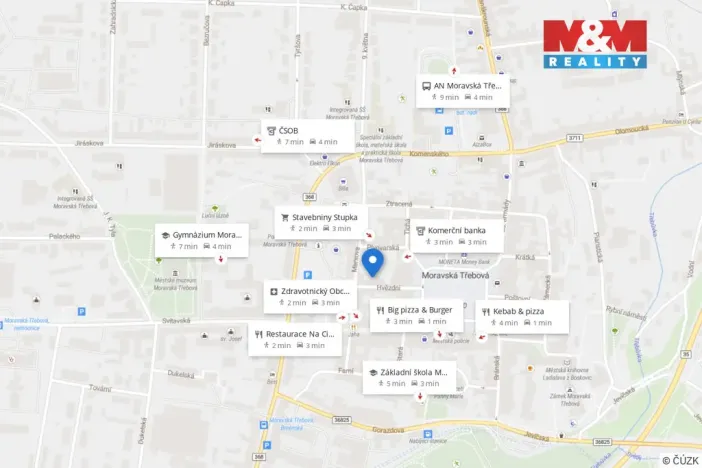 Prodej bytu 2+kk, Moravská Třebová - Město, Hvězdní, 61 m2