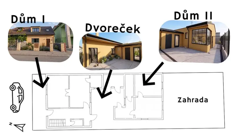 Prodej rodinného domu, Praha - Hloubětín, Jahodnická, 106 m2