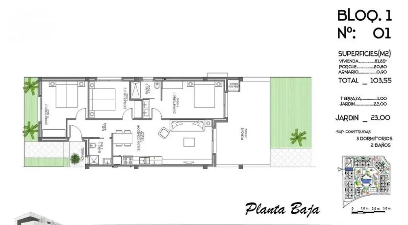 Prodej bytu 4+kk, Guardamar del Segura, Alicante, Španělsko, 81 m2
