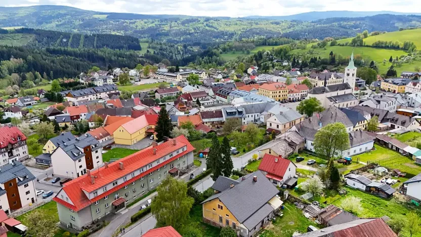 Prodej bytu 3+1, Kašperské Hory, Vimperská, 72 m2