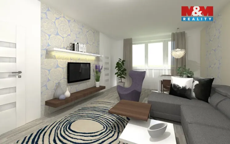 Pronájem bytu 3+kk, Děčín, Kamenná, 50 m2