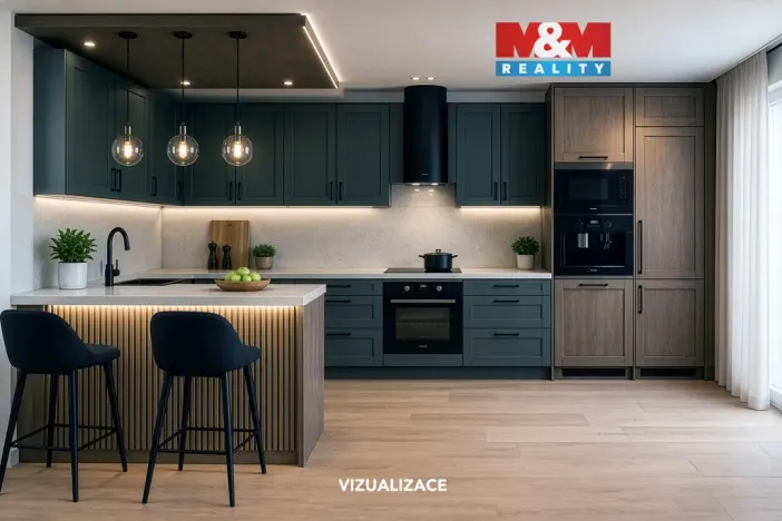 Prodej bytu 3+kk, Praha - Podolí, Pujmanové, 76 m2